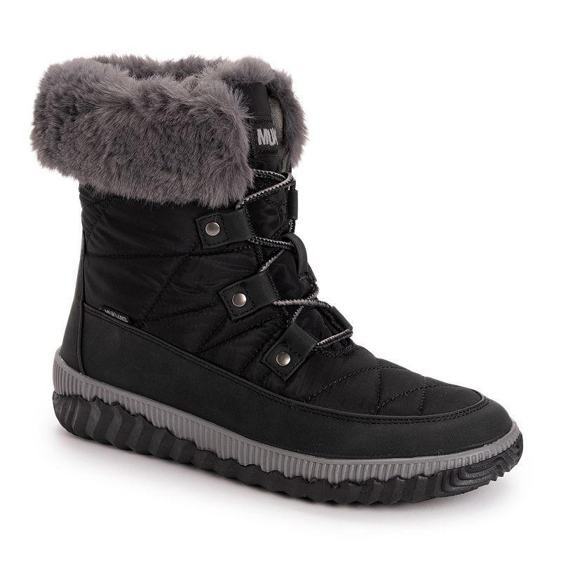 MUK LUKS Winnie Waverly Womens Winter Boots Green Product Image