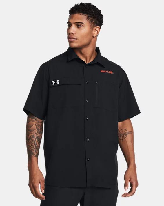 Mens UA Motivate Collegiate Button-Up Product Image