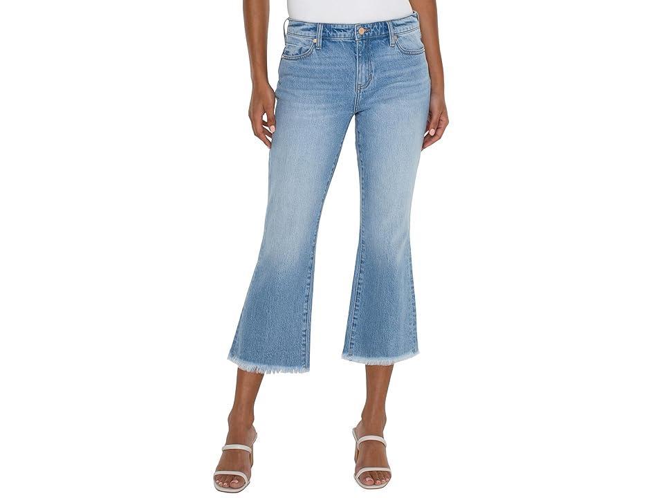 Liverpool Los Angeles Hannah Cropped Flared Jeans in Oceana Product Image