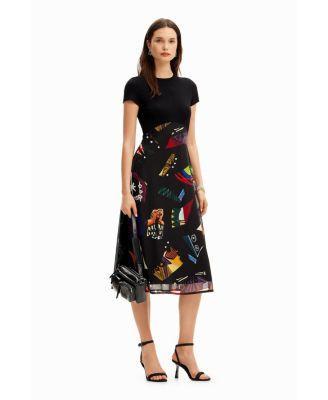 Desigual Womens M. Christian Lacroix combination midi dress Product Image