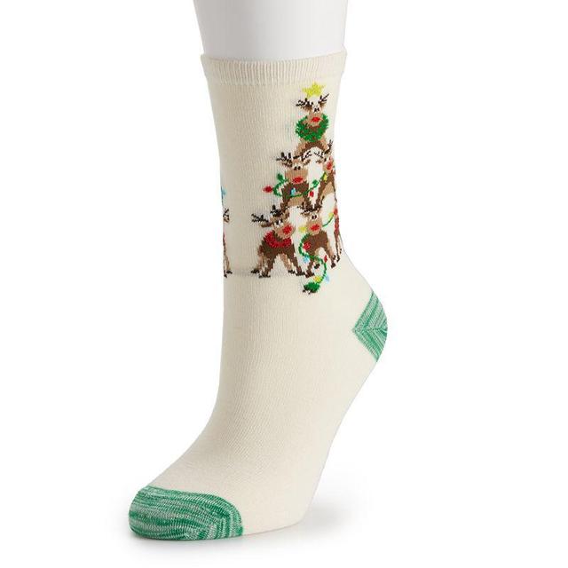 Womens Holiday Crew Socks Product Image