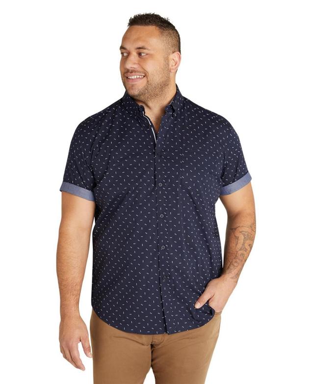 Johnny Bigg Benson Arrow Print Stretch Short Sleeve Button-Down Shirt Product Image