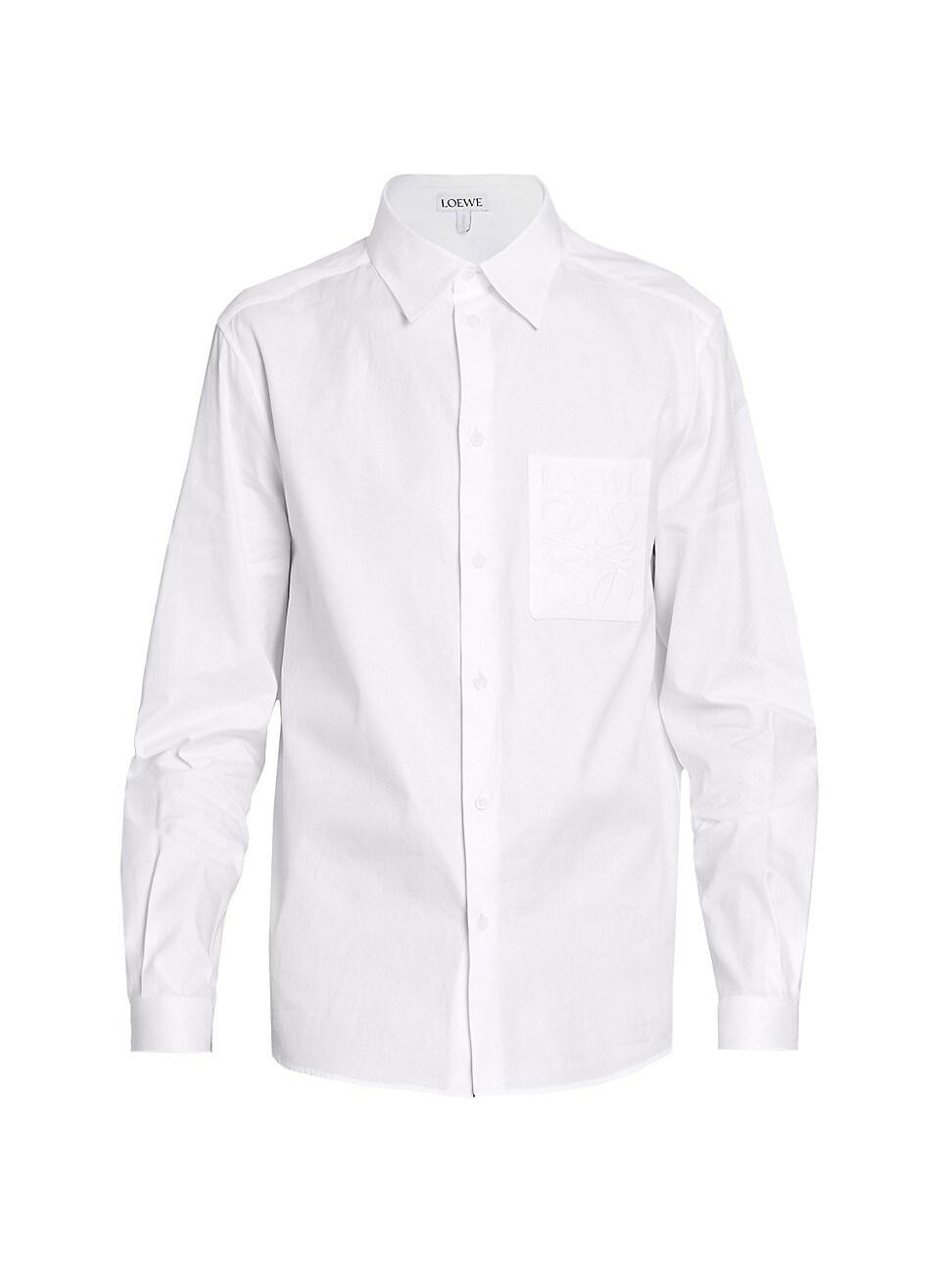 Mens Anagram Pocket Poplin Shirt Product Image