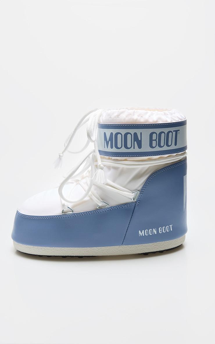 MOON BOOT Grey and White Icon Low Product Image