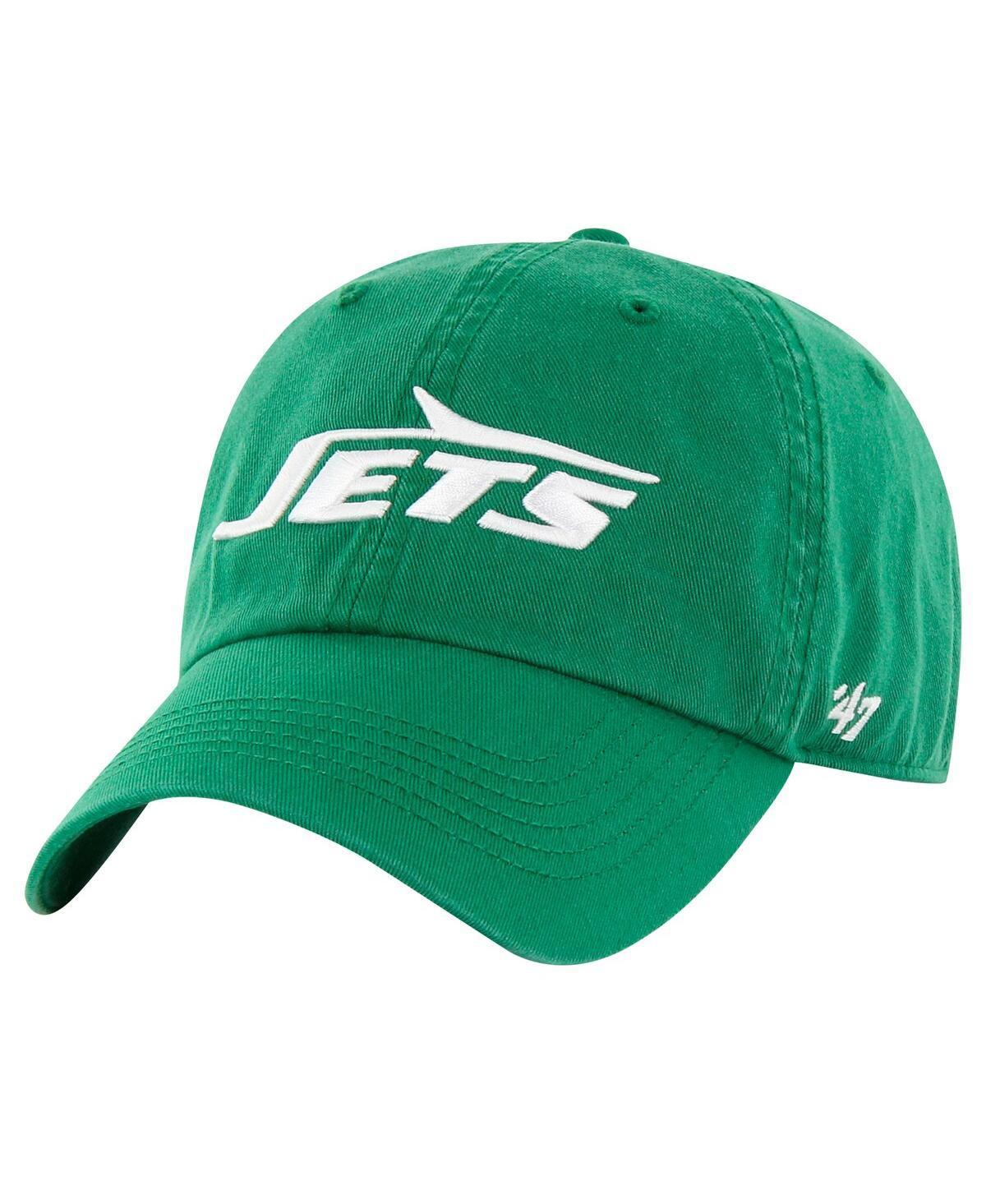 47 Brand Mens Kelly Green New York Jets Classic Franchise Legacy Fitted Hat Product Image