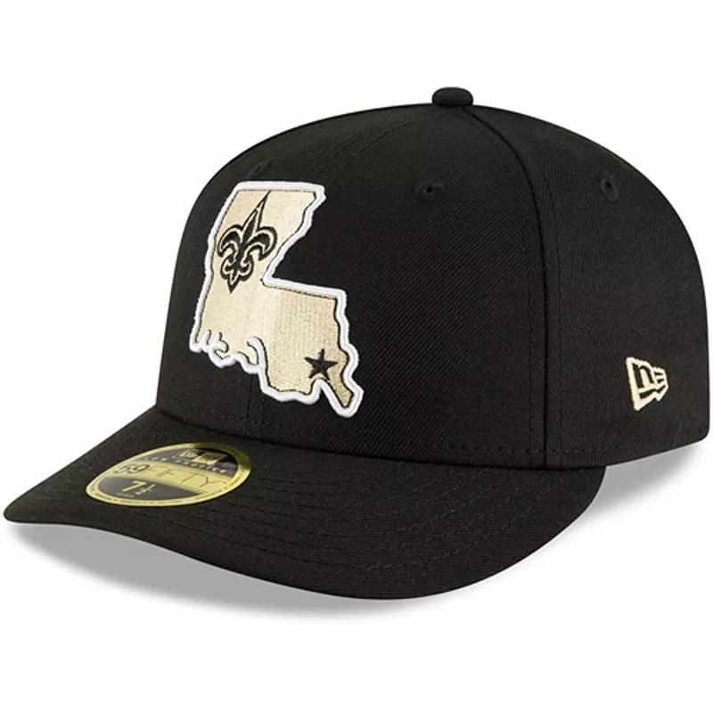 Mens New Era New Orleans Saints Alternate Logo Omaha Low Profile 59FIFTY Fitted Hat Product Image