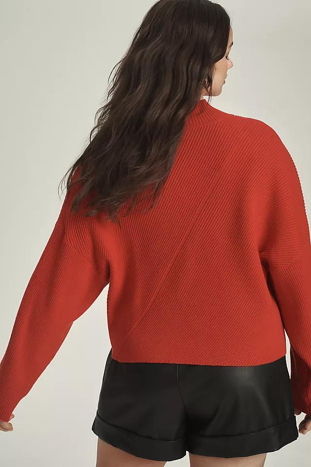 The Meredith Mock-Neck Sweater by Maeve Product Image