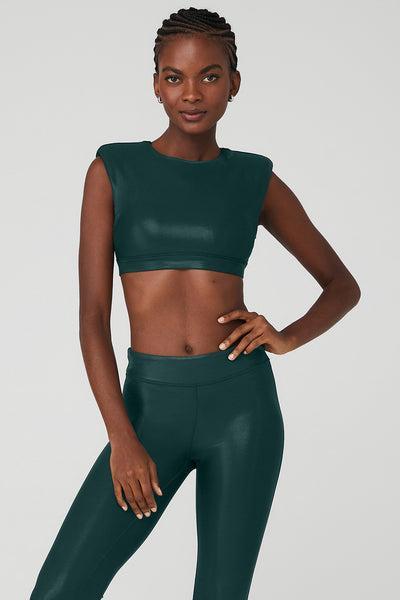 Super Shine Flash Bra - Midnight Green Product Image