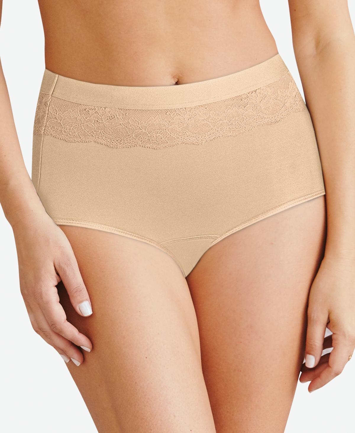 Womens Bali Beautifully Confident Brief with Leak Protection Liner DFLLB1 Product Image