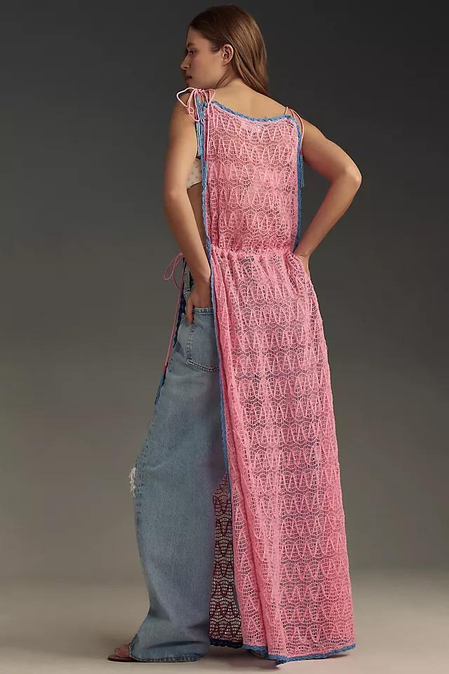 By Anthropologie Crochet Side-Slit Tunic Product Image