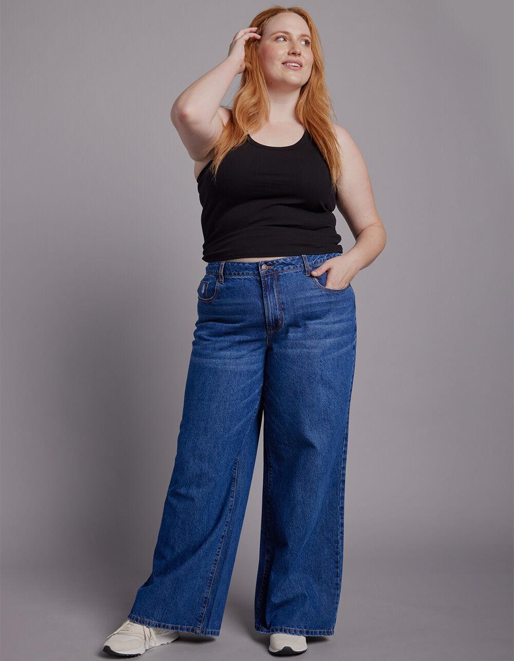 RSQ Womens High Rise Wide Leg Jeans Product Image