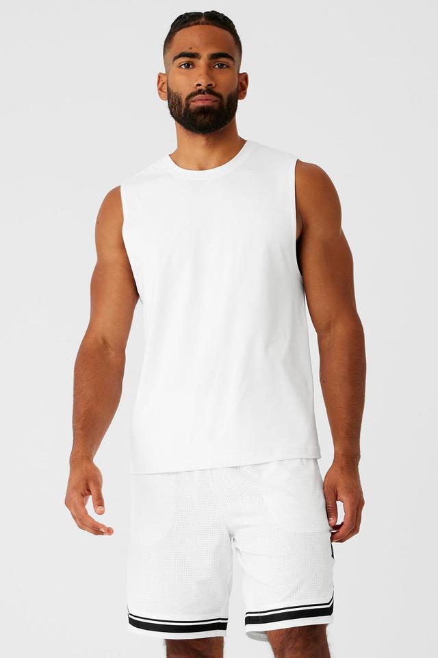 Conquer Muscle Tank - White Male Product Image