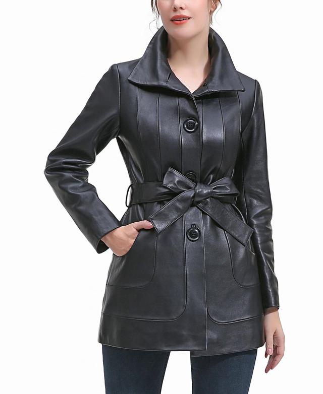 Bgsd Womens Erika Leather Coat Product Image