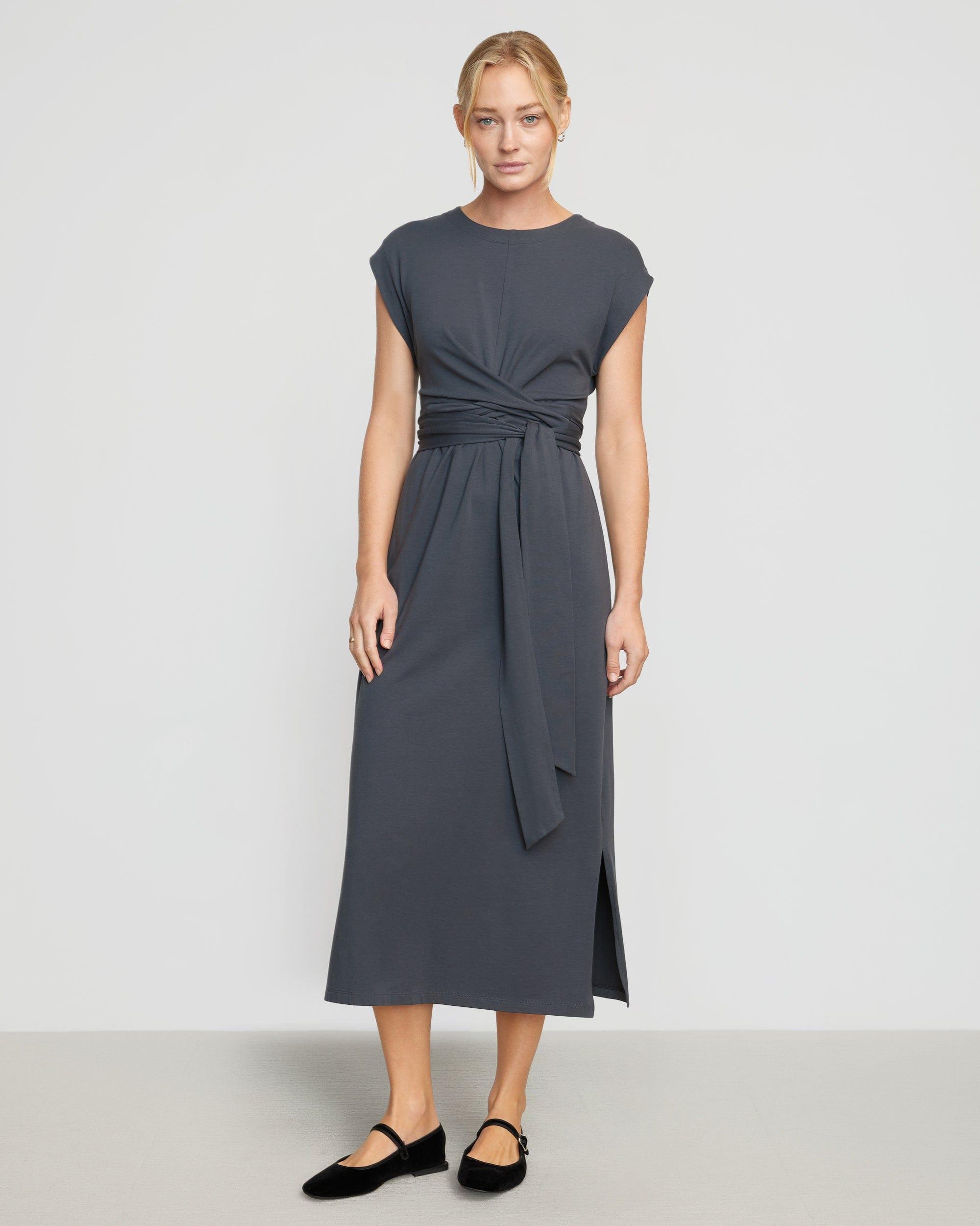 Fei Tie-Front Organic Cotton Dress Product Image