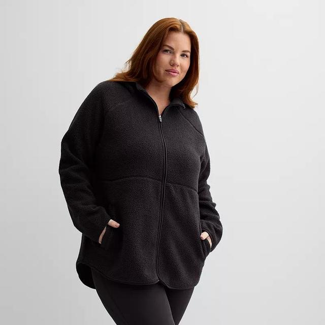 Plus Size Tek Gear Sherpa Jacket, Womens Product Image