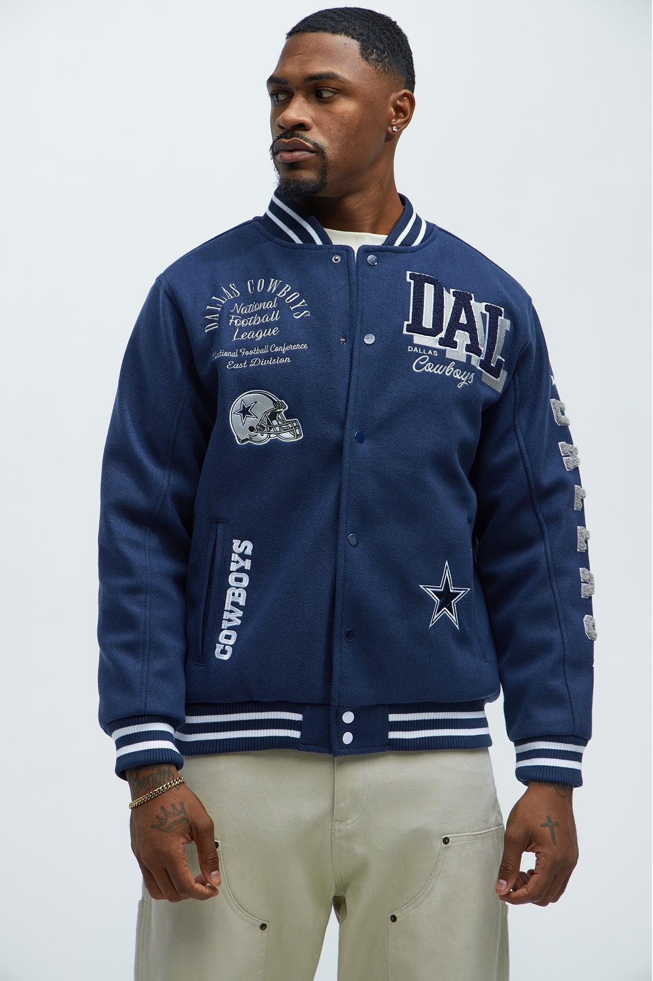 Cowboys Touchdown Jacket - Navy Product Image