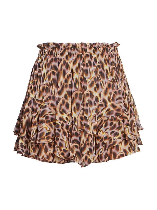 Womens Sornel Abstract-Print Miniskirt Product Image