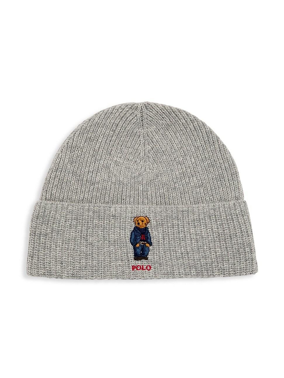 Polo Ralph Lauren Solid Denim Bear Beanie Product Image