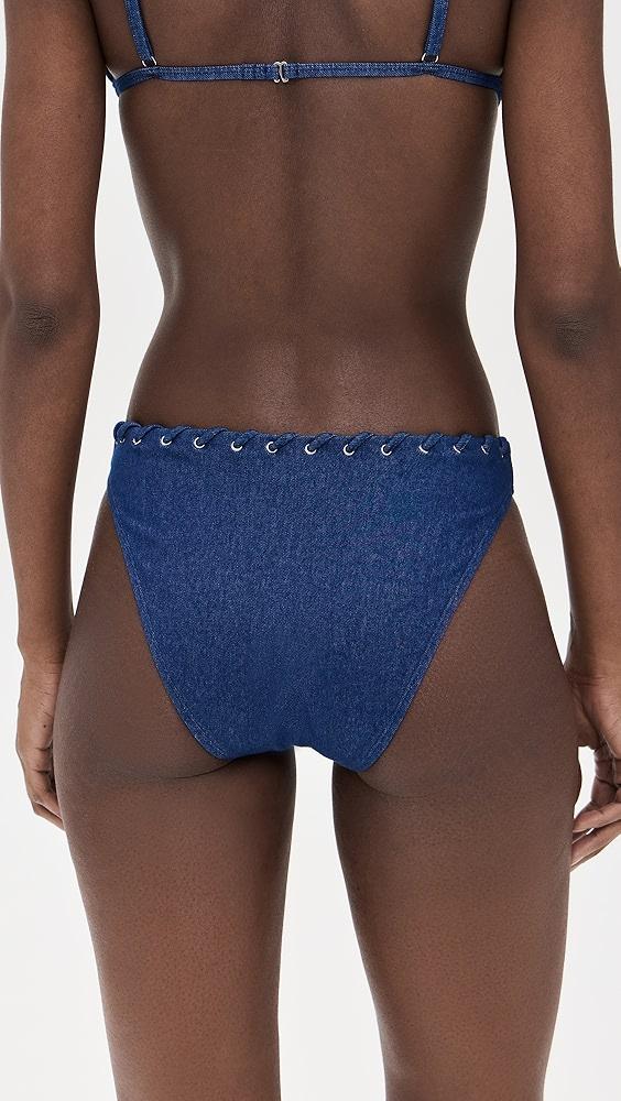 Good American Denim Full Bikini Bottoms | Shopbop Product Image