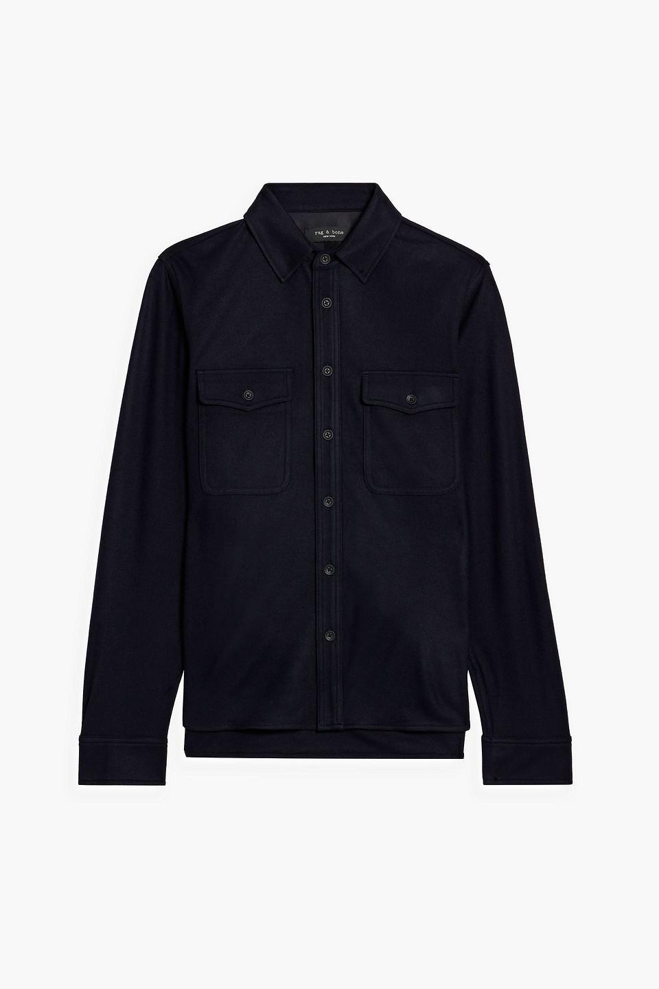 Jack Wool Shirt In Blk Product Image