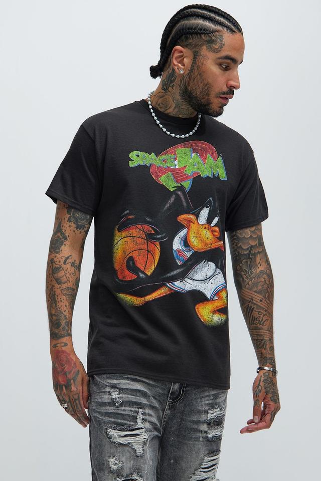 Space Jam Ballin Daffy Short Sleeve Tee - Black Product Image