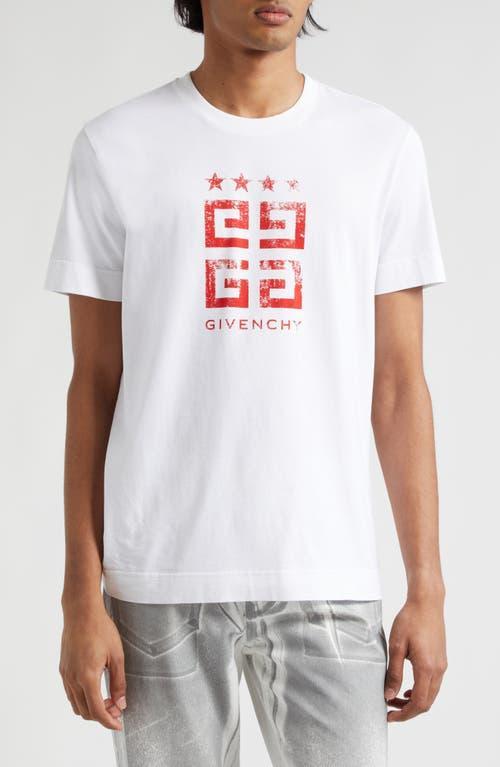 Givenchy Slim Fit 4G Logo Cotton Graphic T-Shirt Product Image