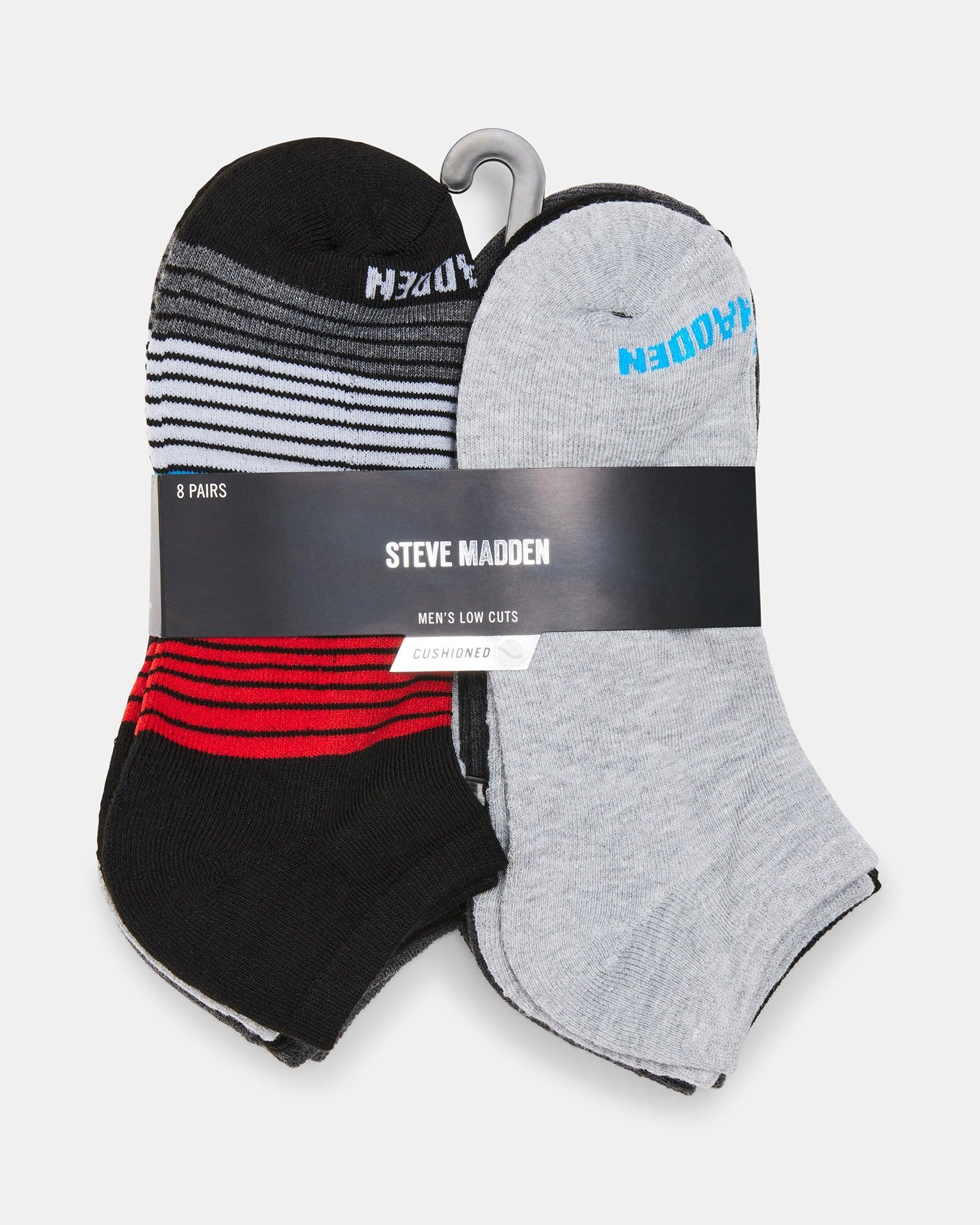 MEN'S MIXED ANKLE SOCKS BLACK MULTI Male Product Image