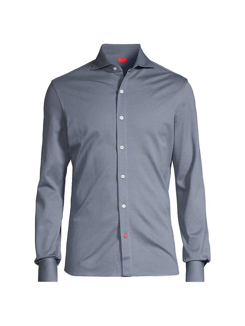 Mens Jersey Button-Front Shirt Product Image