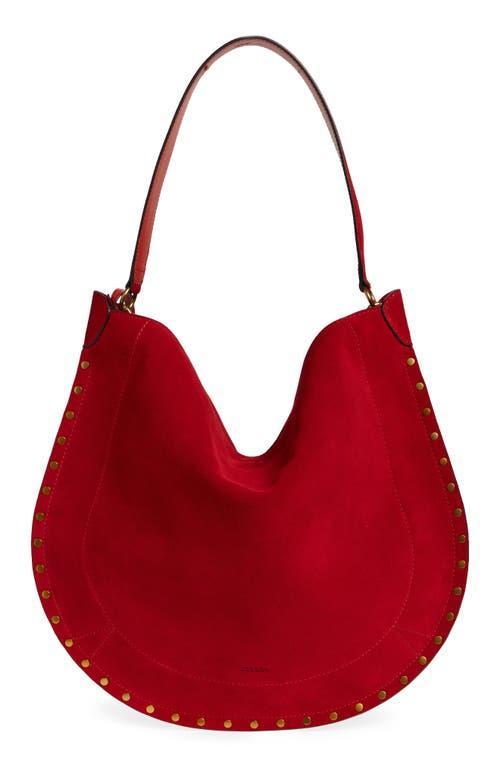 Isabel Marant Large Oskan Suede Hobo Bag Product Image