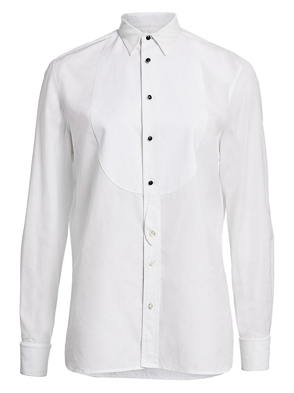 Womens Marlie Cotton Tuxedo Shirt Product Image