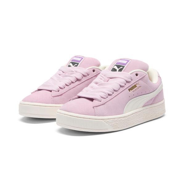 PUMA Suede XL Women's Sneakers in Grape Mist/Warm White Product Image