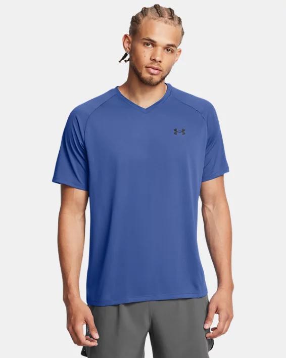 Mens UA Tech V-Neck Short Sleeve Product Image