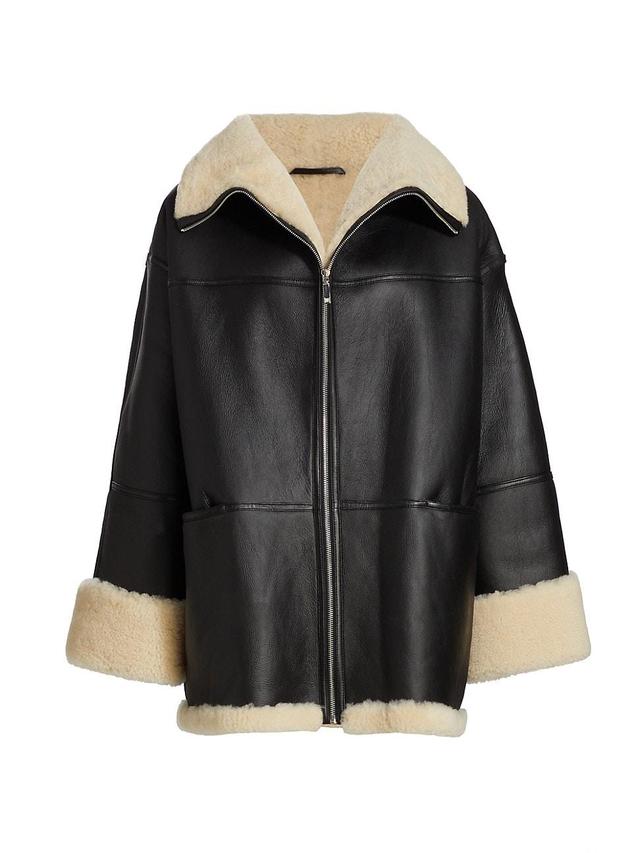 Womens Signature Shearling Jacket Product Image