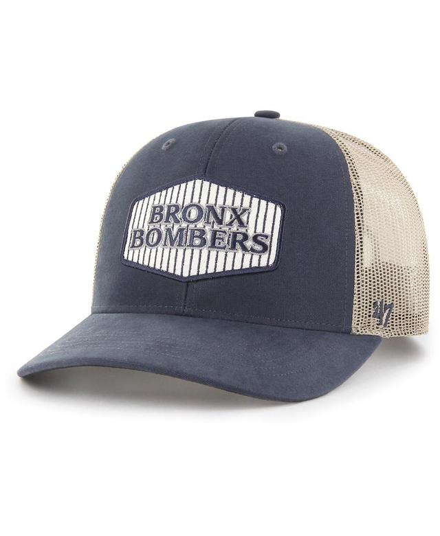 Mens 47 Navy New York Yankees Local Haven Trucker Snapback Hat - Navy Product Image