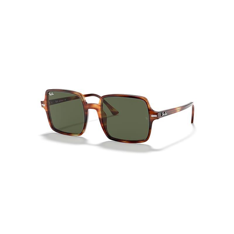 Ray-Ban Square II Sunglasses Frame Brown Lenses Polarized Product Image