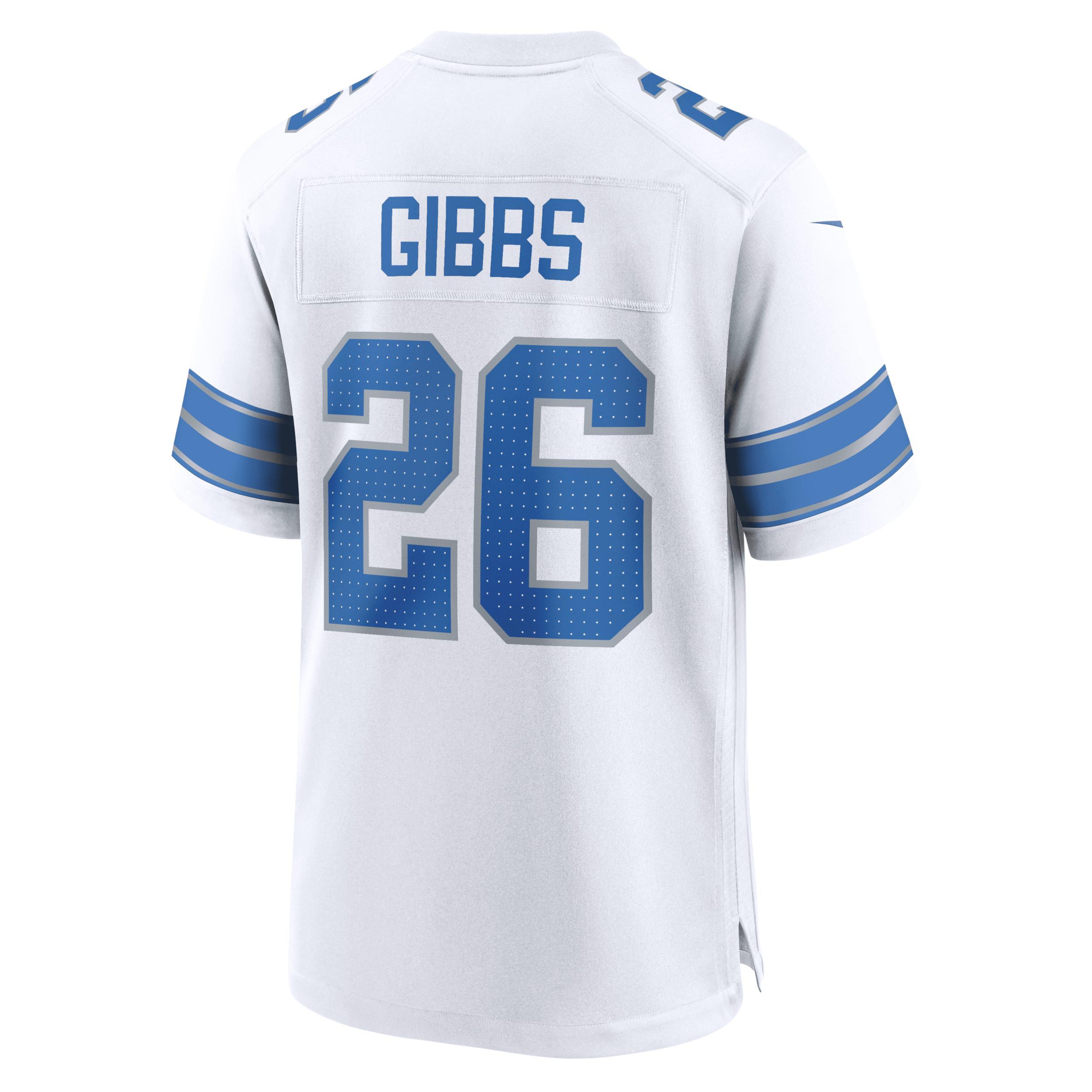 Mens Nike Jahmyr Gibbs Detroit Lions Game Jersey Product Image