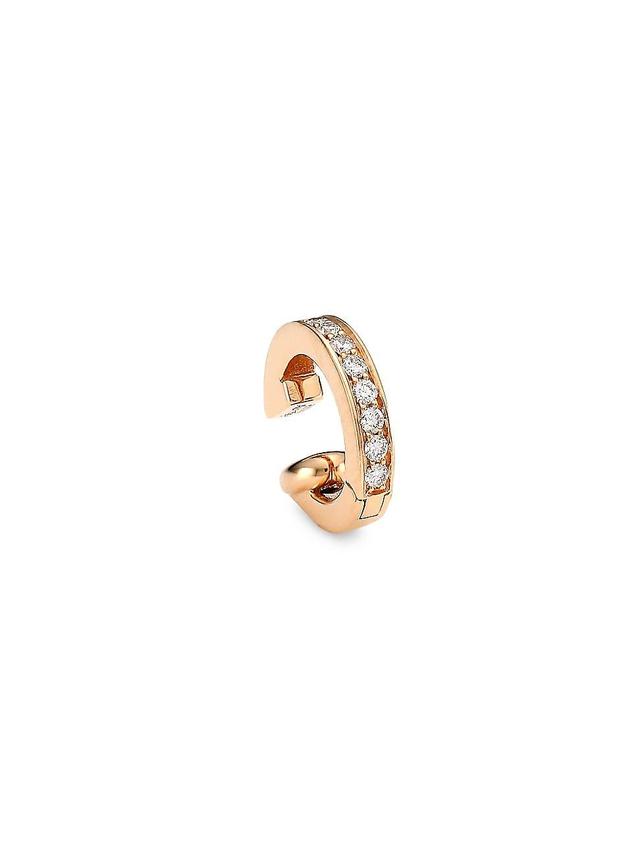 Womens Berbere 18K Rose Gold & 0.08 TCW Diamond Ear Cuff Product Image