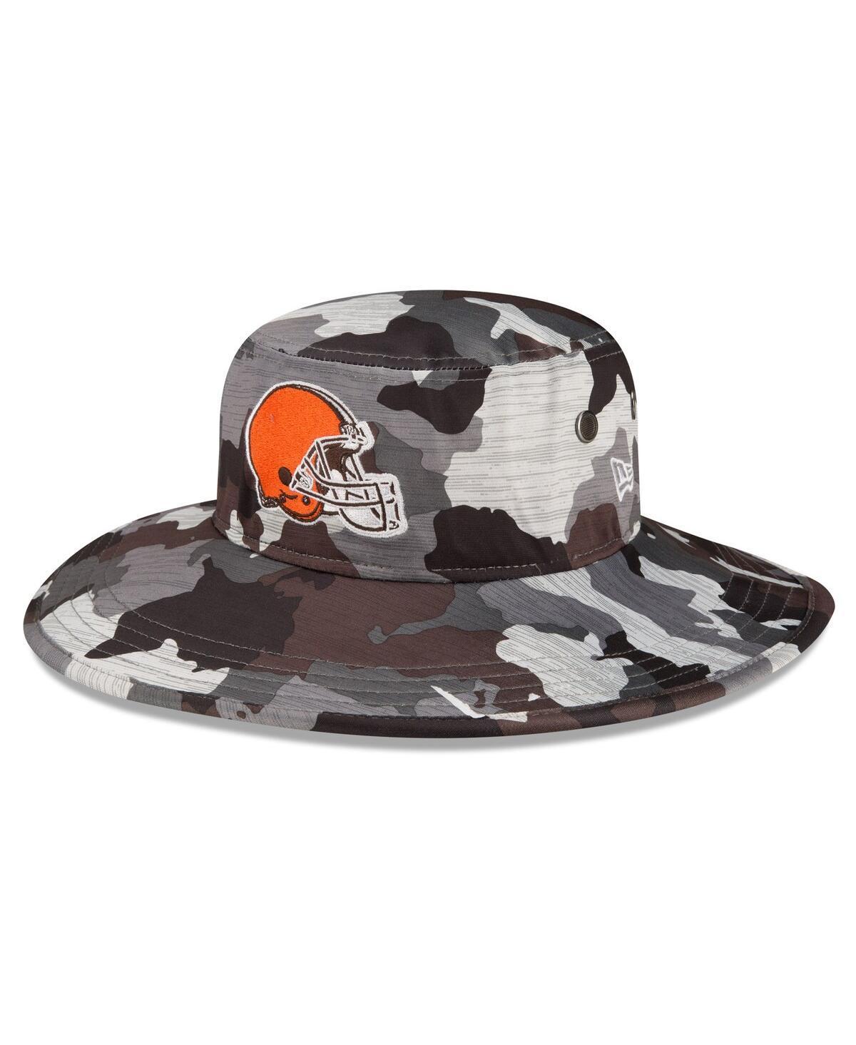 Mens New Era Camo Cleveland Browns 2022 NFL Training Camp Official Panama Bucket Hat Product Image