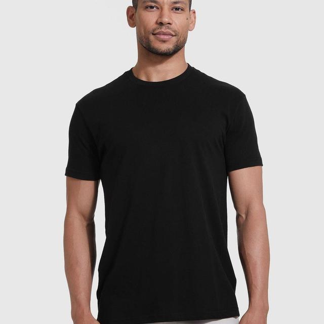 Black Crew Neck T-Shirt Product Image