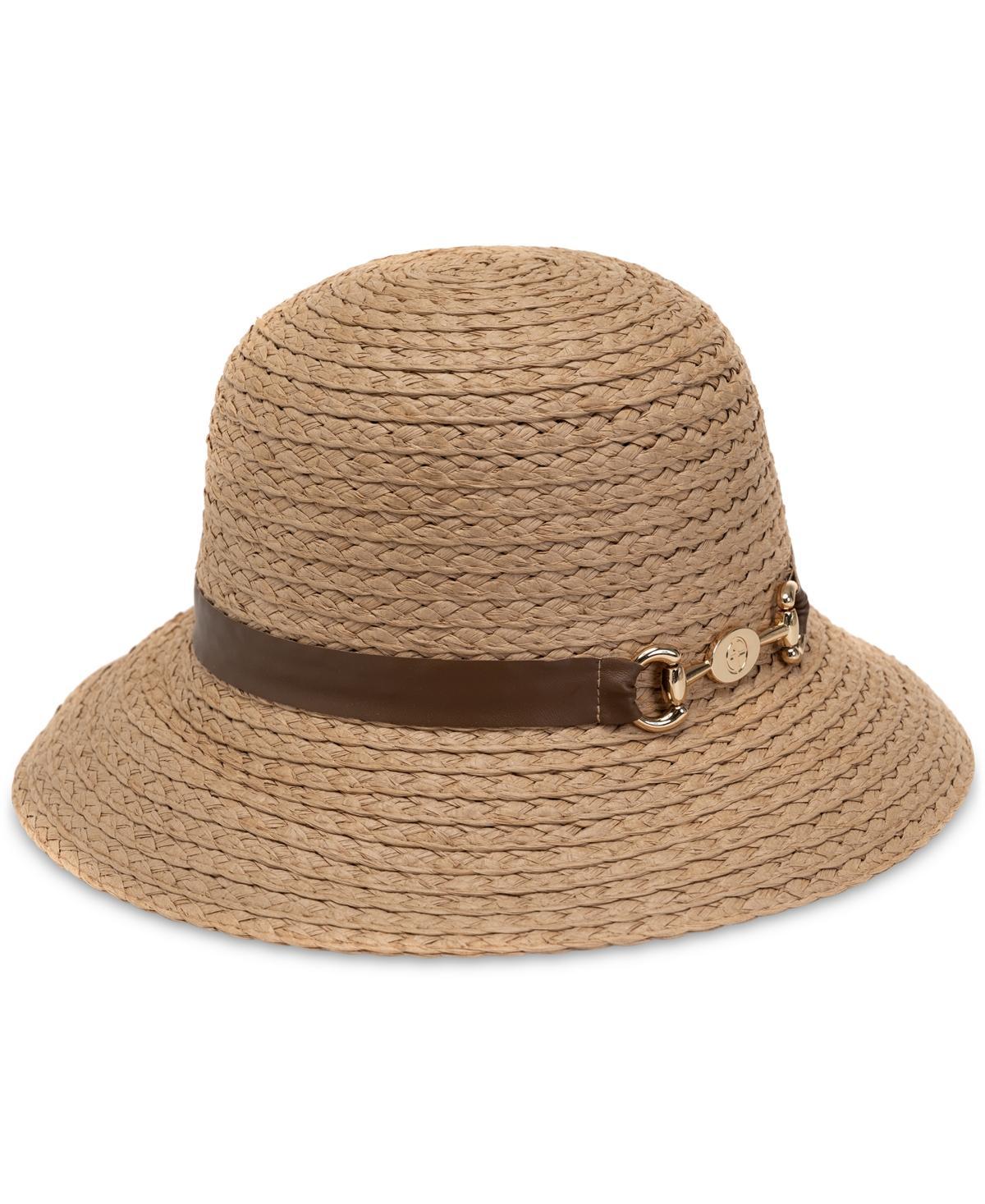 Giani Bernini Womens Embellished Straw Cloche Hat Product Image