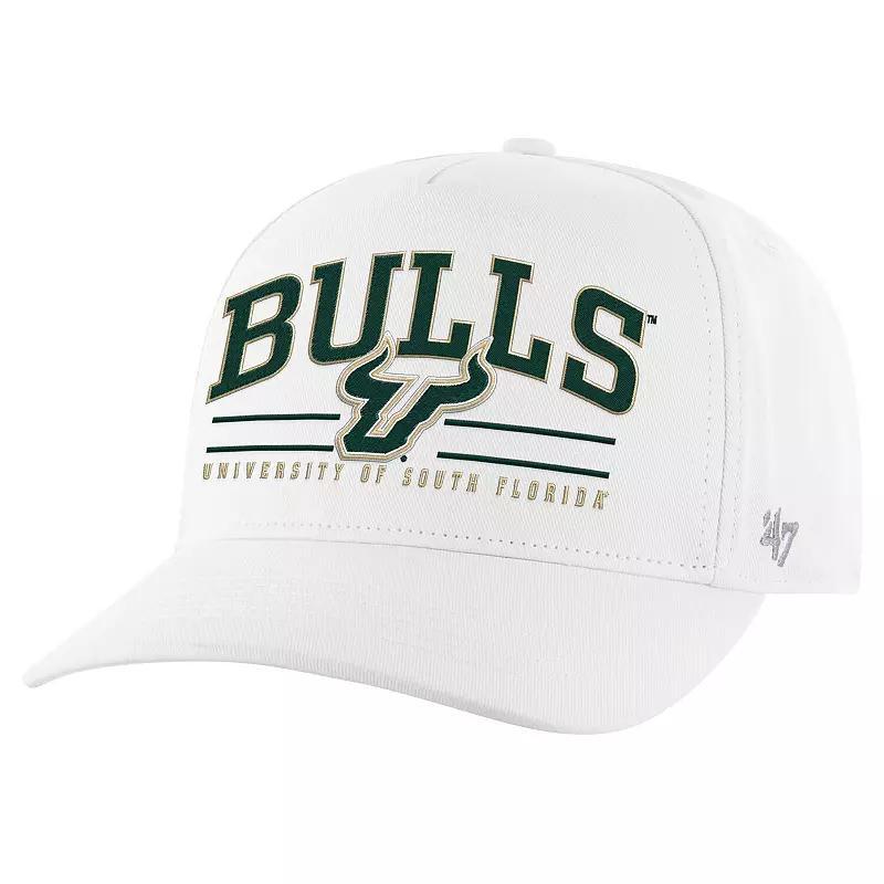 Mens 47 White South Florida Bulls Roscoe Hitch Adjustable Hat Product Image