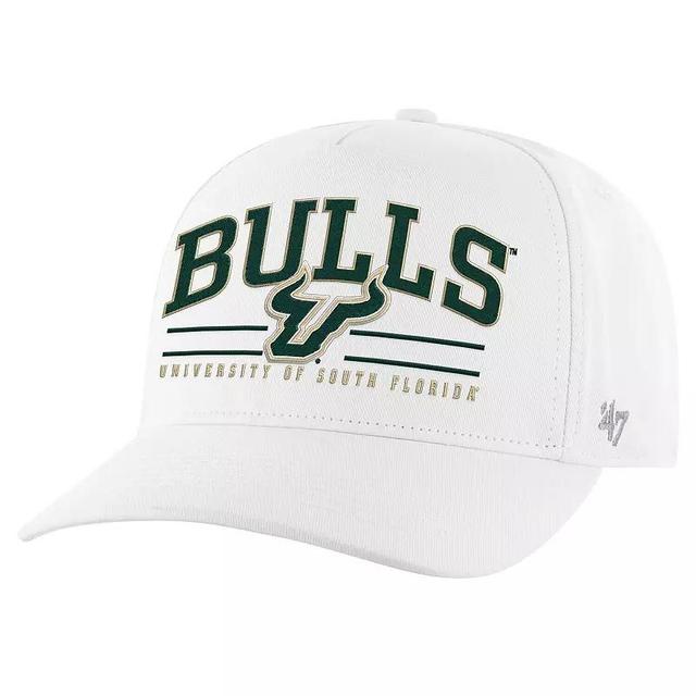 Mens 47 White South Florida Bulls Roscoe Hitch Adjustable Hat Product Image