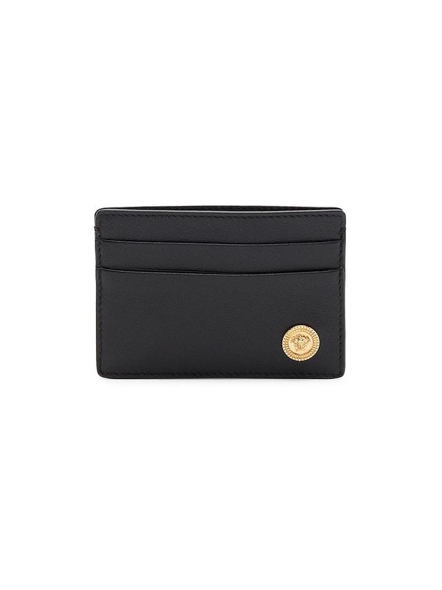 Versace Biggie Medusa Coin Leather Card Case Product Image