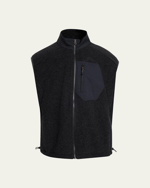 Mens Explorer Patagonia Fleece Vest Product Image