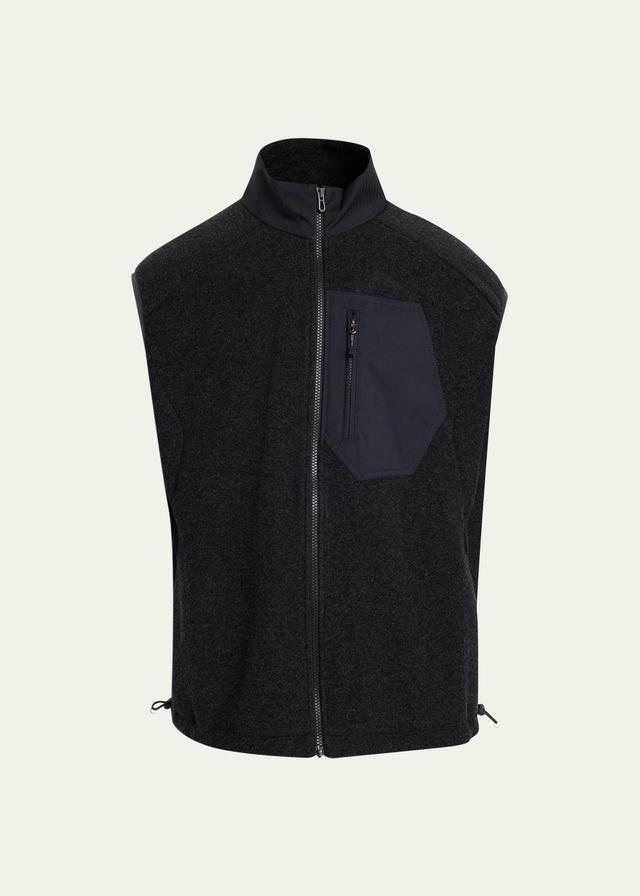 Mens Explorer Patagonia Fleece Vest Product Image