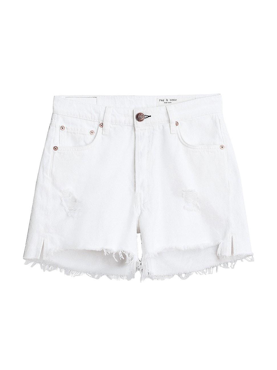 rag & bone Ripped High Waist Cutoff Shorts Product Image