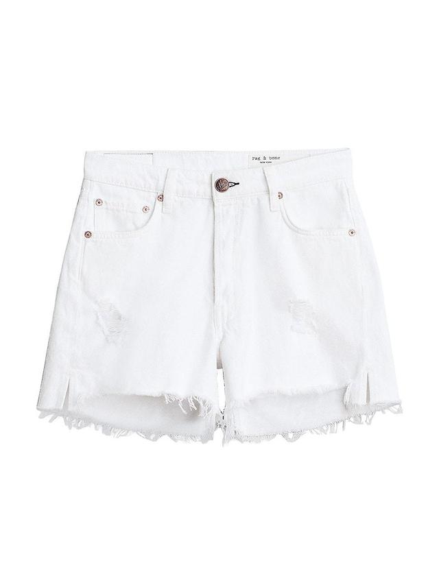 rag & bone Ripped High Waist Cutoff Shorts Product Image