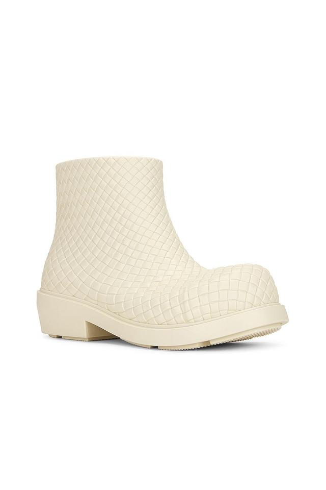 Bottega Veneta Fireman Ankle Boot in Ivory Product Image