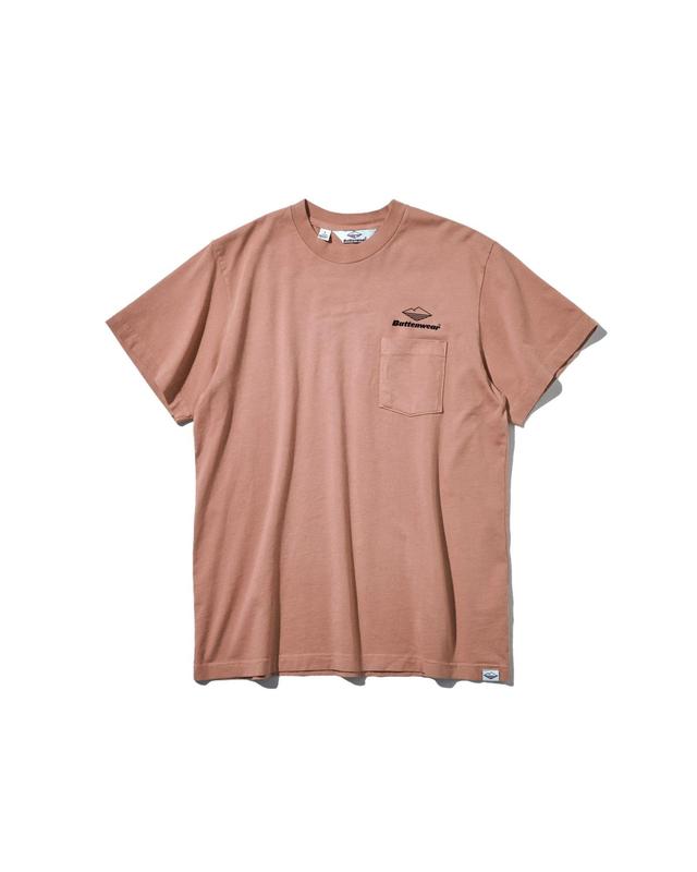 Team S/S Pocket Tee / Rose Cloud x Black Product Image