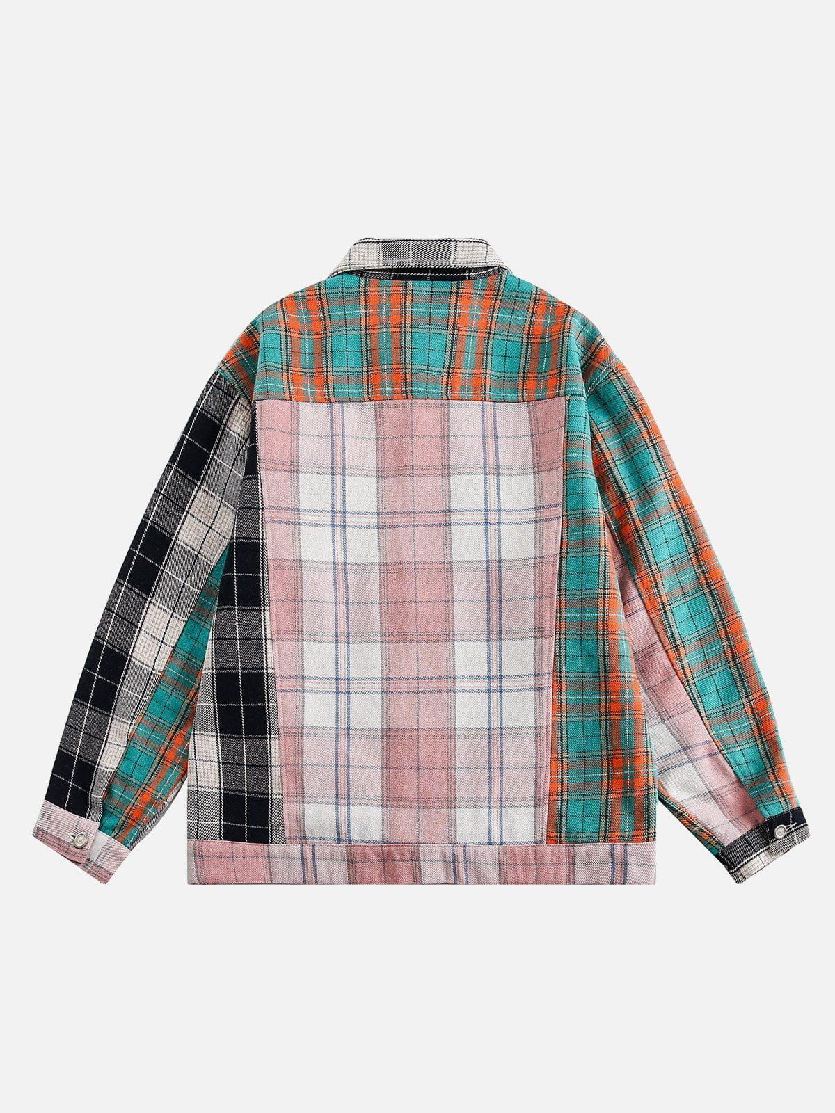 Aelfric Eden Multi Color Plaid Jacket Product Image